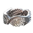 thumbnail image 3 of EGNMCR Rings Angel Feather Ring Personality Temperament Ring Jewelry alloy ring, 3 of 3