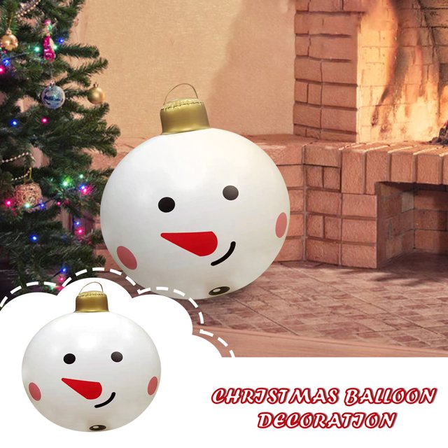 Outdoor Christmas Inflatable Decorated Ball Giant Christmas Inflatable Ball Christmas Tree Decorations