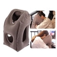 thumbnail image 1 of Dioche PVC Flocking Pillow, Ffice Rest Pillow, For Airplane Office Home Napping Travel Sleeping Camping, 1 of 8