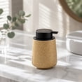 thumbnail image 1 of ZZkhGO Ceramic Soap Dispenser Refillable, Hand Soap Dispenser with Pump, Modern Lotion Dispenser for Bathroom Kitchen, Yellow, 1 of 6