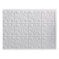 thumbnail image 3 of Fasade Traditional Style 1 Vinyl Backsplash Kit Matte White 15 sq ft, 3 of 6