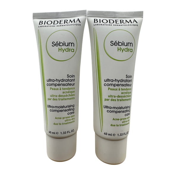 Bioderma Sebium Hydra Soin Compensateur Ultra Hydratant 1,33 OZ Ensemble de 2