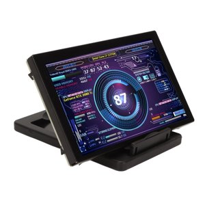Moniteur informatique Temp,5in IPS Temps d'ordinateur PC Mini moniteur PC Moniteur de température Performances à la fine écoute