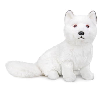 DEBGFS Arctic Fox Stuffed Animal Plushie, Gifts for Kids, Soft Animals Toy, Fox Plush Toy 11 inches