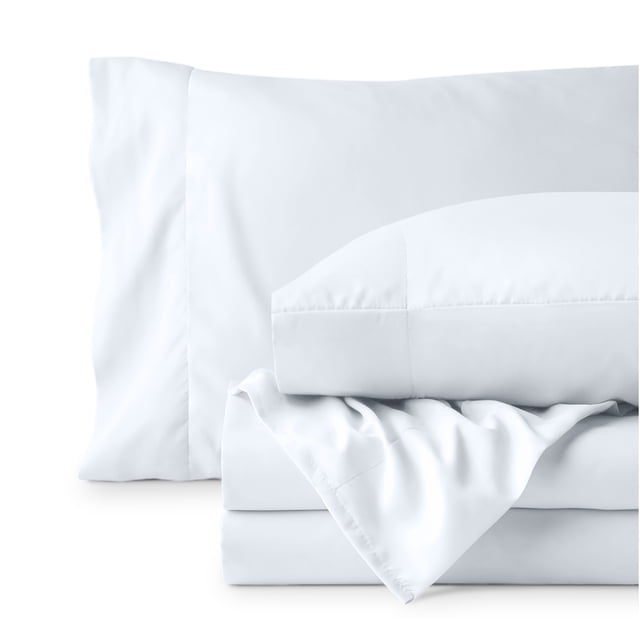 Ivy Union Microfiber Sheet Set - Breathable - Deep Pocket, King, White