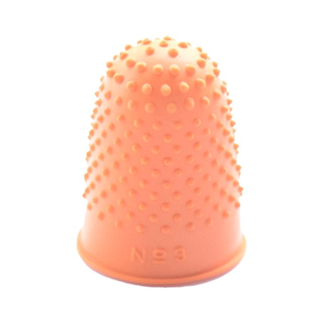 Fingertips Covers Anti-fingerprint Protector Heat Resistant Anti-skid Accessory for Reading Set Gloves Elastic Sleeve Reading Money Counting Orange M