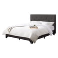 thumbnail image 1 of CorLiving Nova Ridge Luxurious Upholstered Full Size Platform Bed Frame with Headboard - Platform Design, No Boxspring Required, Perfect for Full Bed, Sturdy Full-Size Headboard and Frame Combination, 1 of 9