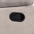 thumbnail image 3 of CorLiving Plush Reclining Chenille Fabric Sofa Set, 3 of 9