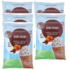 Big Train 3.5 lb. Kona Mocha mélange de café glacé 5 Boîtes