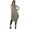 thumbnail image 3 of Moomaya Robe Kurti Sans Manches à une Épaule Imprimée pour Femmes, Vêtement de Créateur Boho pour Fête, 3 of 7