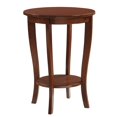 thumbnail image 1 of Convenience Concepts American Heritage Round End Table in Espresso Wood Finish, 1 of 8