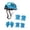 Style E, variant on Lipstore Kids Bike with Knee Pads for Roller Skating Skateboard Longboard F
