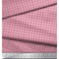 thumbnail image 2 of Soimoi Modal Satin Fabric Geometric Small Print Fabric by The Yard 42 Inch Wide, 2 of 3