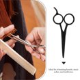 thumbnail image 3 of TABLZONE 2Pcs Mens Grooming Scissors Stainless Steel Black Beard Scissors for Home Use Precision Trimming, 3 of 8