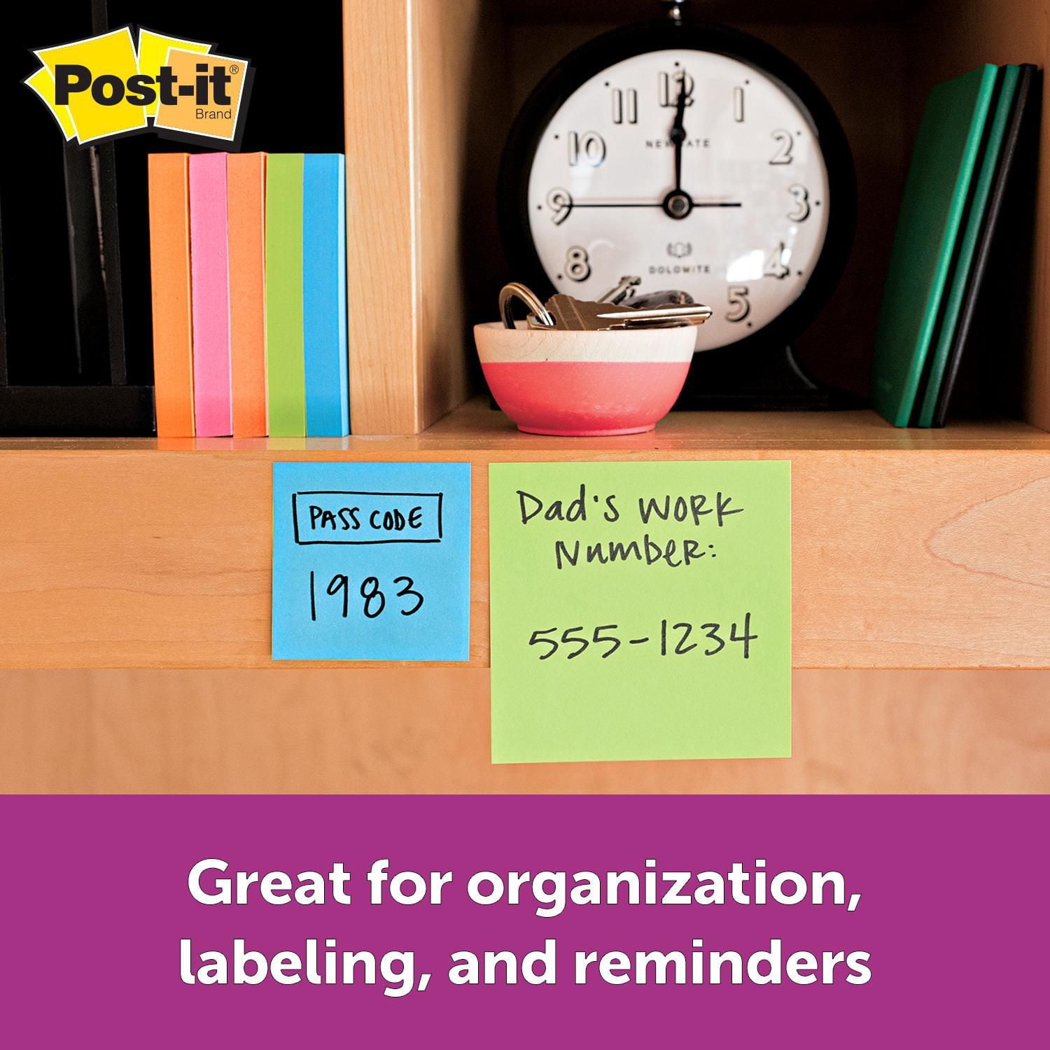 Post-it® Super Sticky Notes 654-5SSUC-C, Rio de Janeiro Collection