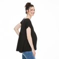 thumbnail image 4 of Paisley Sky Maternity Babydoll Tee, 4 of 6