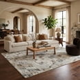 thumbnail image 3 of Rug Branch Nomad Abstract Indoor Area Rug, Beige Brown, Modern - Living Room, Bedroom, Dining Room, and Kitchen, 3 of 7