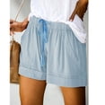 thumbnail image 1 of TIMIFIS Womens Comfy Drawstring Casual Elastic Waist Pocketed Shorts - Summer, 1 of 7