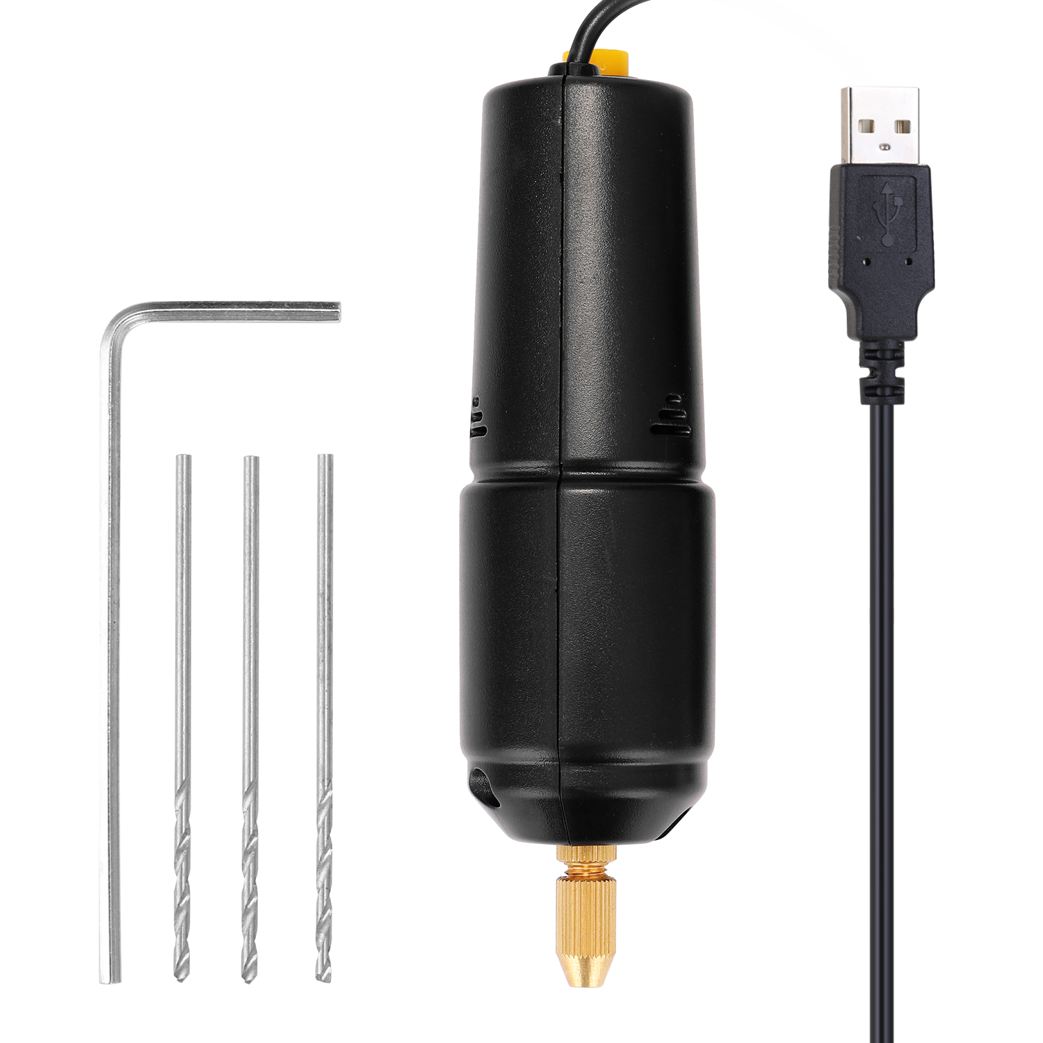 Small Z-U36 Mini Handheld Electric Drill USB Puncher 5V Power Small Grinding Tool for Jewelry Pearl Resin DIY