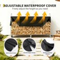 thumbnail image 1 of EastVita 8.5FT Indoor/Outdoor Steel Firewood Rack, Heavy Duty Log Storage, Silver, 1 of 7