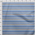 thumbnail image 4 of oneOone Rayon Light Blue Fabric Chevron Craft Projects Decor Fabric Printed By The Yard 56 Inch Wide-RC, 4 of 5