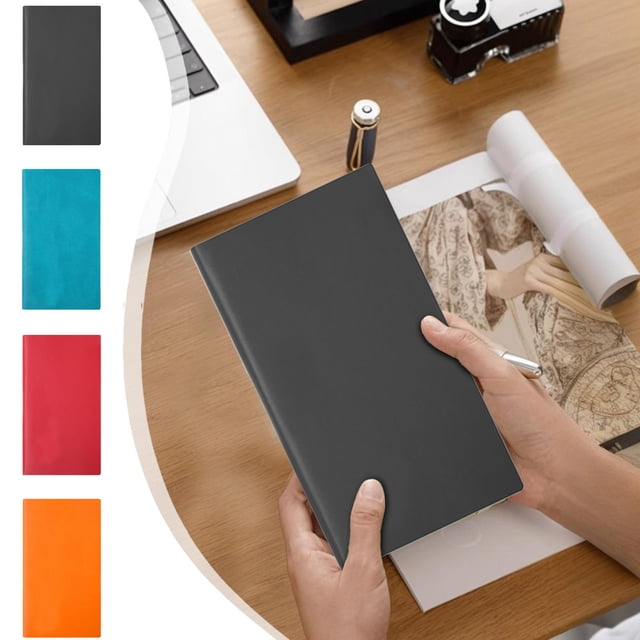 Notebook Stationery Thickened Notepad Leather Bound Handbook Small Fresh Book for Home Office Travel Professional Use Work Study