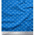 thumbnail image 1 of Soimoi Poly Georgette Fabric Dot & Paisley Print Fabric by the Yard 52 Inch Wide, 1 of 1