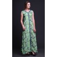 thumbnail image 3 of Bimba Robe Maxi Sans Manches à Imprimé Floral avec Fente avant pour Femmes Été Printemps, Très Petit, 3 of 5