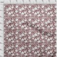 thumbnail image 4 of oneOone Viscose Chiffon Brown Fabric Asian Mosaic Craft Projects Decor Fabric Printed By The Yard 42 Inch Wide, 4 of 5
