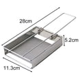 thumbnail image 3 of Bread Toaster,Foldable Stainless Steel Toaster Plate Camping Bread Toaster Grill, 3 of 7