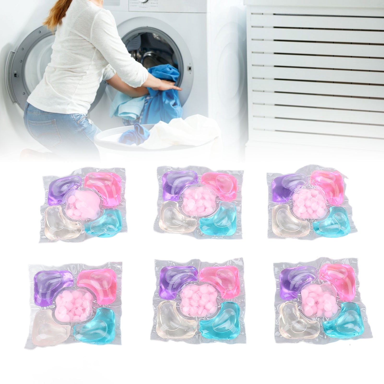 5 in 1 Laundry Pods, Laundry Detergent Pods 20pcs Refreshing 5 in 1  for Wash Machine