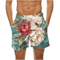 thumbnail image 1 of Birdeem Shorts de Plage d'Été Amples pour Hommes avec Poches Pantalons de Natation, 1 of 12