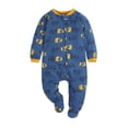 thumbnail image 1 of Autumn Baby Kids Double Zipper Clothes Sleeping Pajamas Rompers Newborn Overalls, 1 of 9