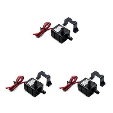 Maytalsory DC 12V Pompe de Refroidissement par Eau Silencieuse Étanche PC Sans Balais Pompes Modification Type 1 3Ensemble