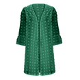 thumbnail image 3 of Nouveaux Hauts pour Femmes 2023 Grande Taille Mode Col Rond Décontracté Manches Longues Chandail en Molleton Imprimé Hauts Blouse Chemise Manches Longues pour Femmes, 3 of 5