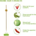 thumbnail image 3 of 200PCS Cocktail Picks, Natural Fancy Toothpicks for Appetizers, Wooden Ball, 3 of 8