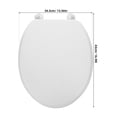thumbnail image 2 of EASTINSoft Close Foam Toilet Seat Heavy Duty Padded Round Easy To Clean Comfortable For Heavy People, 2 of 8