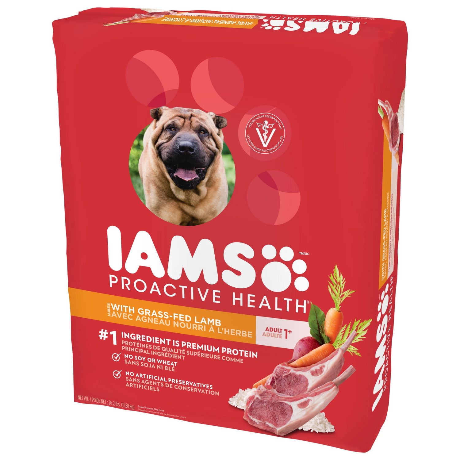 Iams Proactive Health Lamb And Rice Dog Food 26.2 LB