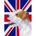 thumbnail image 1 of Jack Russell Terrier avec Union Anglaise Jack Drapeau Britannique Drapeau Taille Jardin, 1 of 1