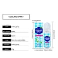 thumbnail image 4 of Fankiway Cool Spray Cool Down Heatstroke Prevention - Lasting Cool Mist - for Clothes Body - Portable Cool 50ml, 4 of 8