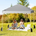 thumbnail image 4 of Gymax Abri de Patio Pliable Portable 10 X 10 Pi à Déploiement Rapide avec Sac à Roulettes, 4 of 10