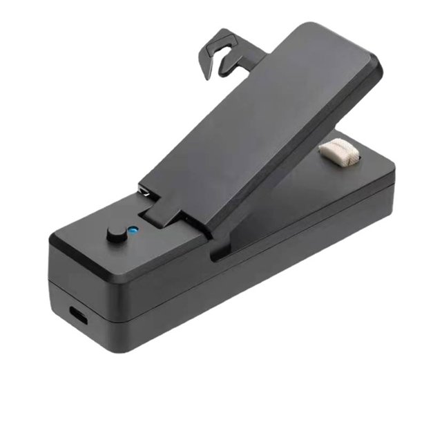 TopLLC USB Rechargeable Magnetic Suction Sealing Machine,Mini Bag Sealer, 2 In 1 Heat Sealer For Snacks, Rechargeable Handheld Plastic Bag Resealer