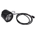 thumbnail image 2 of Electric Scooter Front Light, Easy To Install And Remove Electric Scooter Horn Headlight ABS 10 Inch  For Cycling Parts, 2 of 8