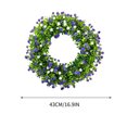 thumbnail image 3 of Spring Wreaths for Front Door, Summer Wreaths for Front Door, Plastic Colorful Wreath Spring and Summer Colorful Leaf Wreath Spring and Summer Decoration Gate Pendant, Spring Wreath for Front Door, 3 of 8