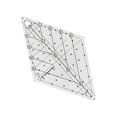 thumbnail image 3 of Règle de Patchwork de Modèle de Courtepointe de Diamant de 60 Degrés pour les Amateurs de Broderie, 3 of 8