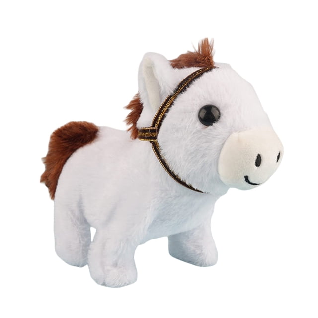 Cheval Jouet Interactif avec Mouvement Réaliste et Sons Apaisants pour Tous les Âges