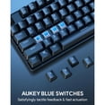 thumbnail image 4 of Intexca KM-G16 Clavier de Jeu Mécanique RVB, 104 Touches, Commutateurs Bleus pour PC et Mac, 4 of 5