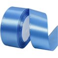 thumbnail image 1 of ORUYROP 1-1/2 Inch Wide Double Face Satin Ribbon-25 Yards，Gift Bag Decoration Wedding Chair Back Handmade Bow (Fresh Blue), 1 of 7