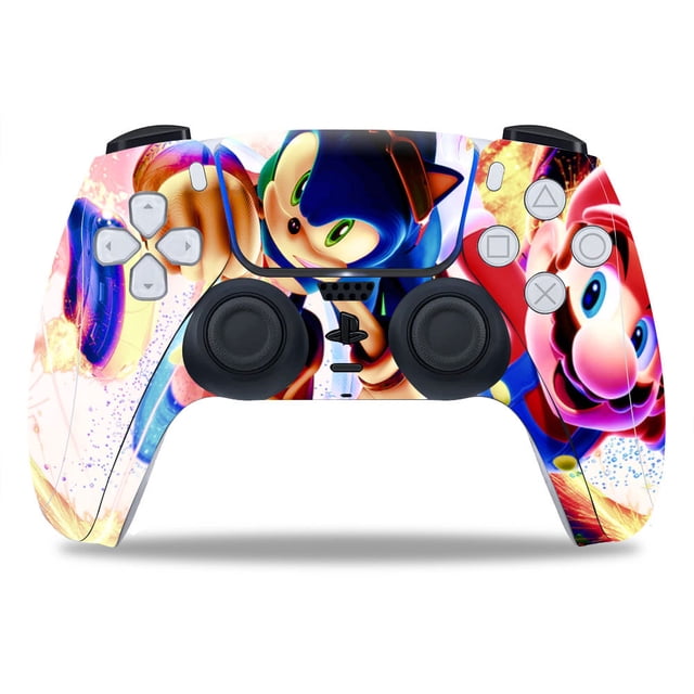 PS5 Decal Skin Sticker For PlayStation 5 Gamepad Controller Joystick Gameing Accessories Protective Anti-slip dust Stickers M-A71