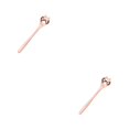 thumbnail image 1 of Ruiboury Exquisite Stainless Steel Mixing Spoon For Tea Essential For Tea Lovers Essential For Tea Drinking Stainless Steel Spoon Dog Paw Colander Ros 1 2Set, 1 of 6